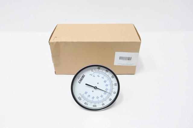 TRERICE B8520403 BIMETAL THERMOMETER 25-125F 5IN 4IN 1/2IN NPT
