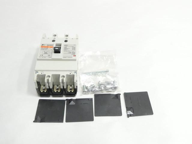 FUJI ELECTRIC BW125JAM-3P060 MOLDED CASE CIRCUIT BREAKER 3P 60A AMP 220V-AC