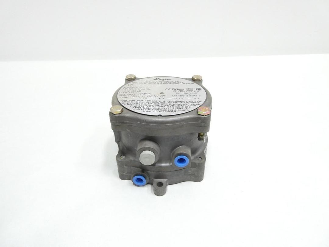 DWYER 1950-20-2F EXPLOSION PROOF PRESSURE SWITCH 1/2IN 45IN-H2O 125/250/480V-AC