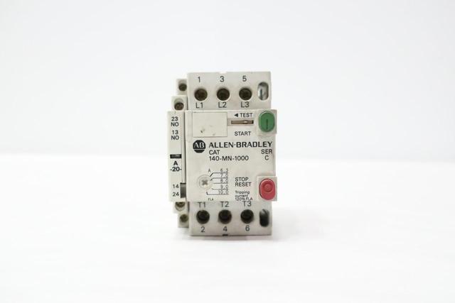 ALLEN BRADLEY 140-MN-1000 MANUAL STARTER 6.3-10A AMP 15HP