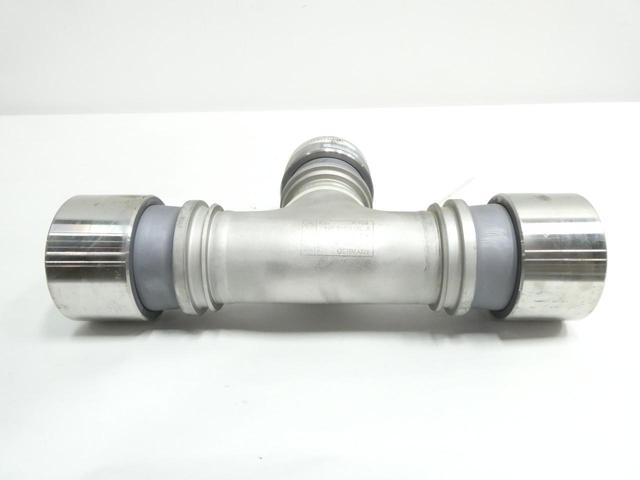 LOKRING SS40-TEE-P32-PW STAINLESS PIPE TEE 2IN X 2IN X 2IN