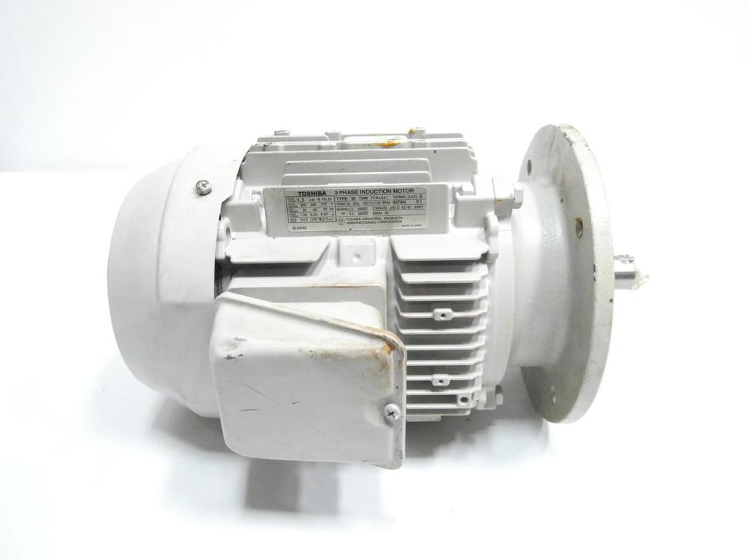TOSHIBA IK FCKLA21 AC MOTOR 3PH 1.5KW 1710RPM 200/220V-AC