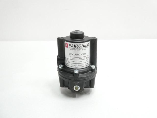 FAIRCHILD 10232 PNEUMATIC REGULATOR 1/4IN NPT 500PSI 0.5-30PSI