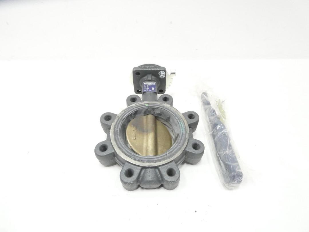 NIBCO LD2100 IRON LUGGED BUTTERFLY VALVE 4IN 200