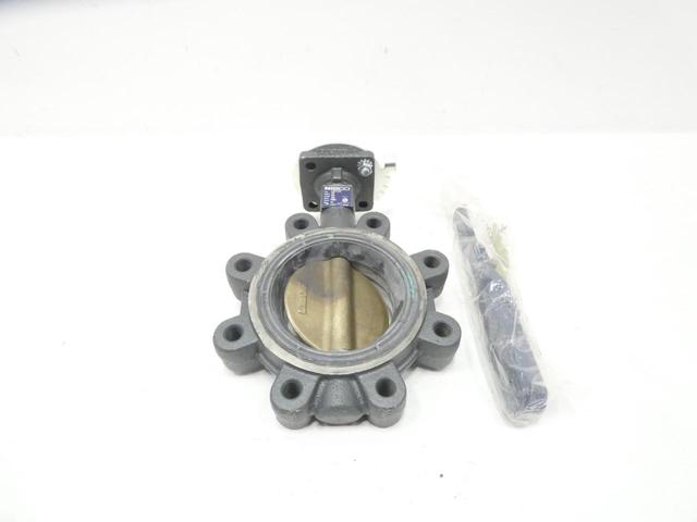 NIBCO LD2100 IRON LUGGED BUTTERFLY VALVE 4IN 200