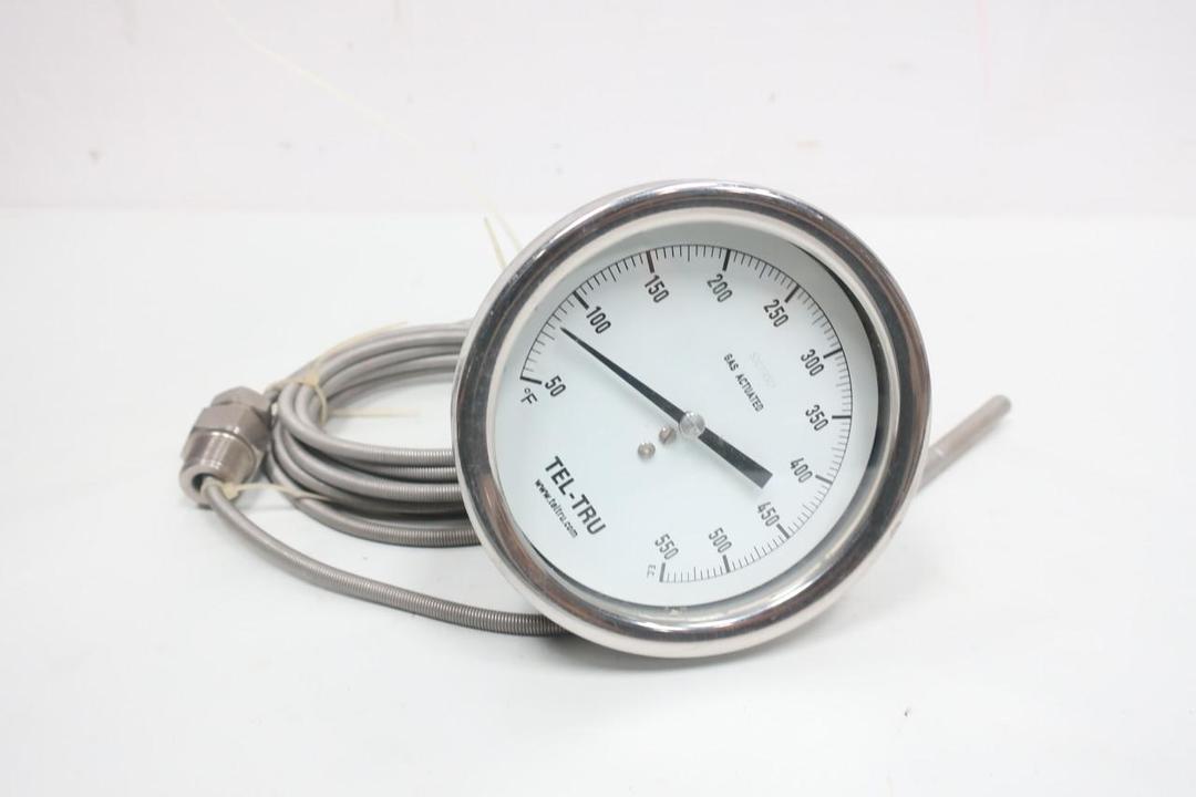 TEL-TRU 80019006 GAS ACTUATED THERMOMETER 50-550F