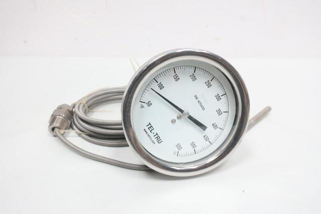 TEL-TRU 80019006 GAS ACTUATED THERMOMETER 50-550F