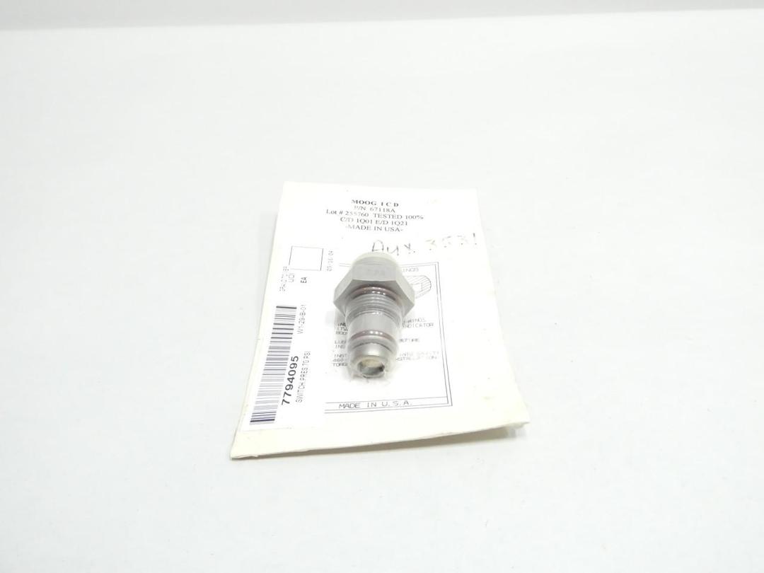 MOOG 67118A PRESSURE SWITCH 70PSI