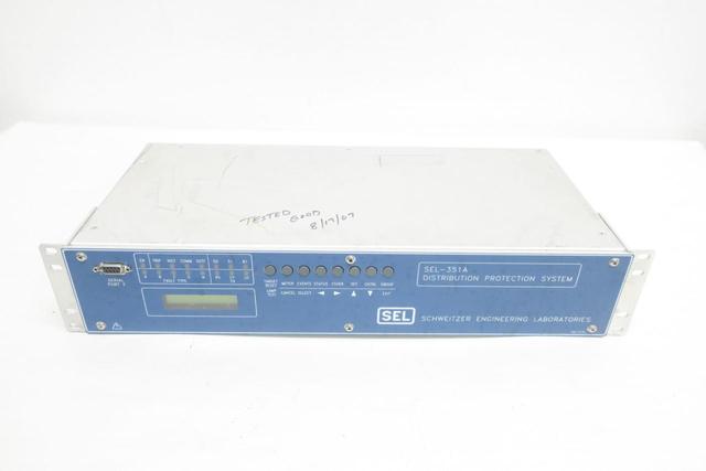 SCHWEITZER 0351A00H23554XX DISTRIBUTION PROTECTION RELAY 85-140V-AC 38-200V-DC