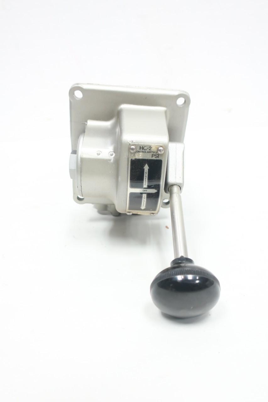 WABCO HC-2 CONTROLAIR PNEUMATIC FLOW CONTROL VALVE 200PSI 1/4IN NPT