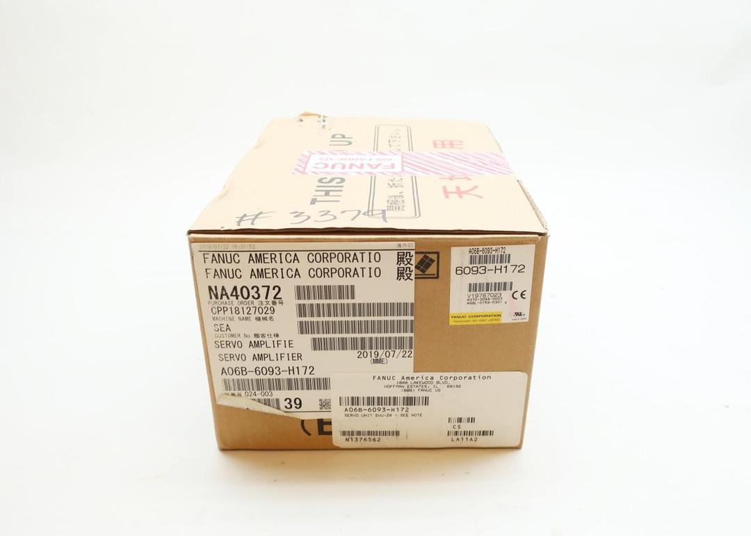 FANUC A06B-6093-H172 220-240V-AC 3PH2 40V-AC SERVO AMPLIFIER UNIT