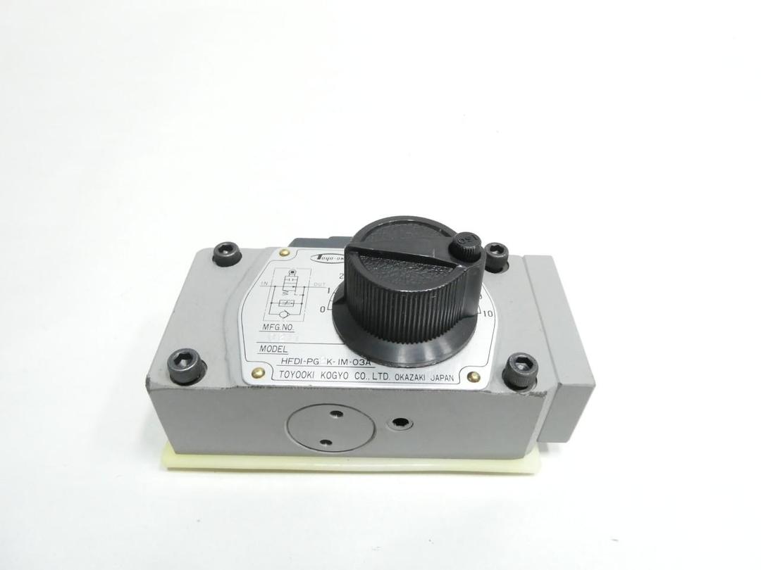 TOYO-OKI HFDI-PG2K-IM-03A HYDRAULIC FLOW CONTROL VALVE