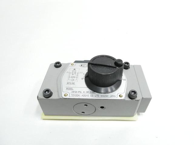 TOYO-OKI HFDI-PG2K-IM-03A HYDRAULIC FLOW CONTROL VALVE