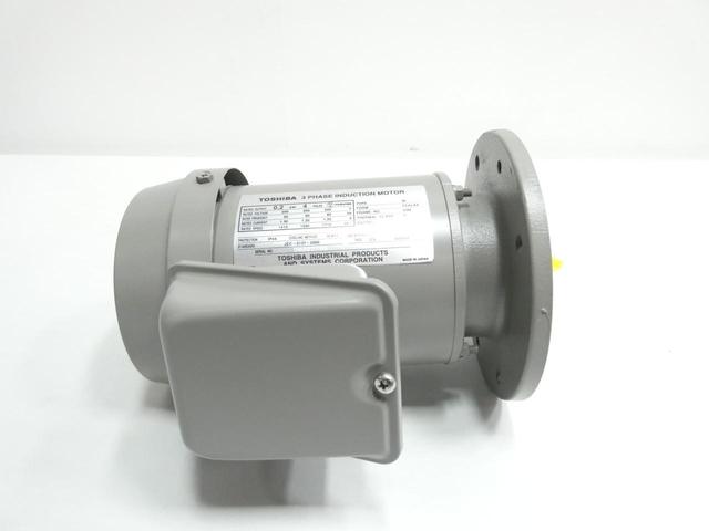 TOSHIBA IK-FCKLK8 AC MOTOR 63M 3PH 0.2KW 1410/1690/1710RPM 200/220V-AC