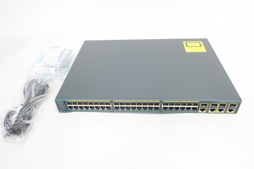 CISCO WS-C2960G-48TC-L 48-PORT GIGABIT ETHERNET SWITCH