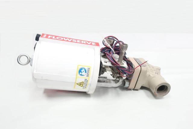 FLOWSERVE MK 1 PNEUMATIC STEEL SOCKET WELD CONTROL VALVE 1-1/2IN 600