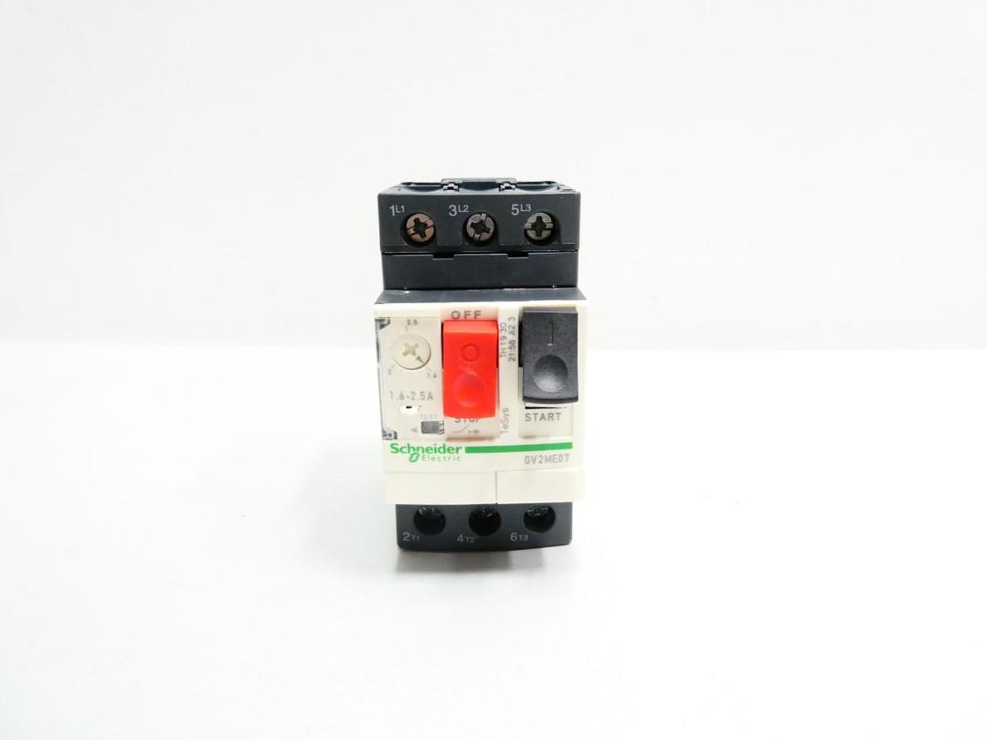 SCHNEIDER GV2ME07 MANUAL STARTER 1.6-2.5A AMP 1-1/2HP