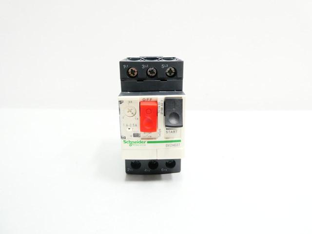 SCHNEIDER GV2ME07 MANUAL STARTER 1.6-2.5A AMP 1-1/2HP