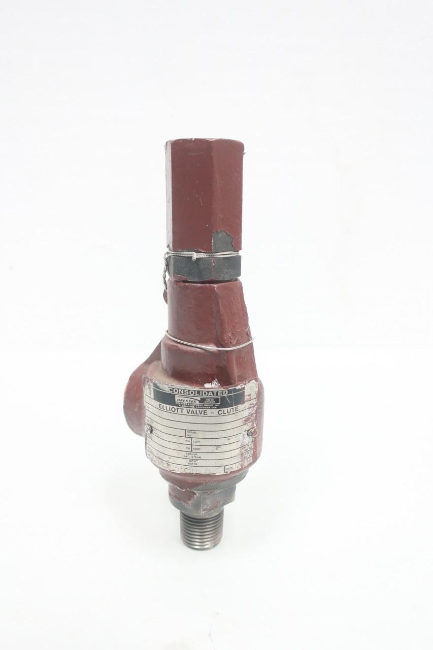 CONSOLIDATED 1982C1CC33SCSC-GS STEEL RELIEF VALVE 236SCFM 100PSI 1/2IN NPT