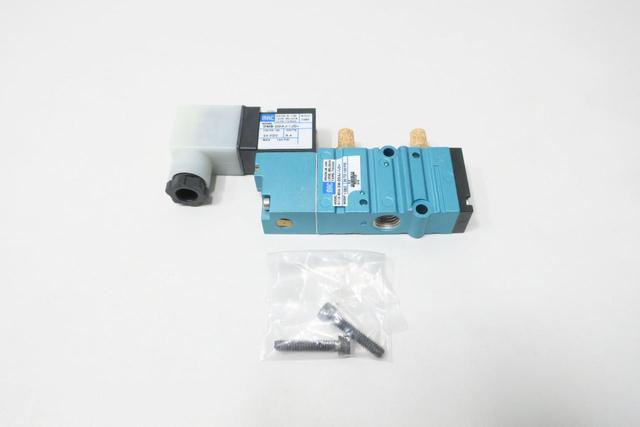 MAC 411A-B0A-DM-DDAJ-1JD PNEUMATIC SOLENOID VALVE 24V-DC 120PSI