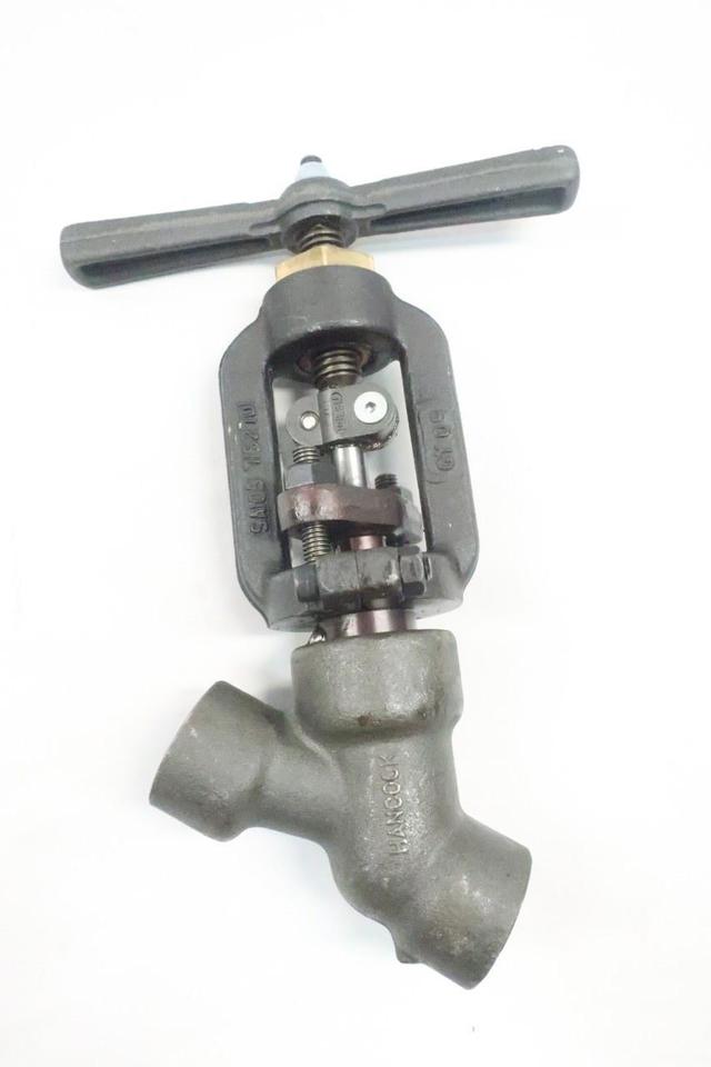 HANCOCK 4002W MANUAL STEEL SOCKET WELD GLOBE VALVE 1/2IN 1690