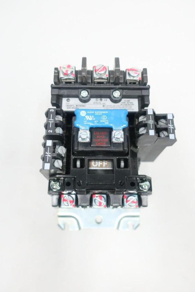 ALLEN BRADLEY 500FL-BOD93 LIGHTING CONTACTOR 30A 115-120V-AC