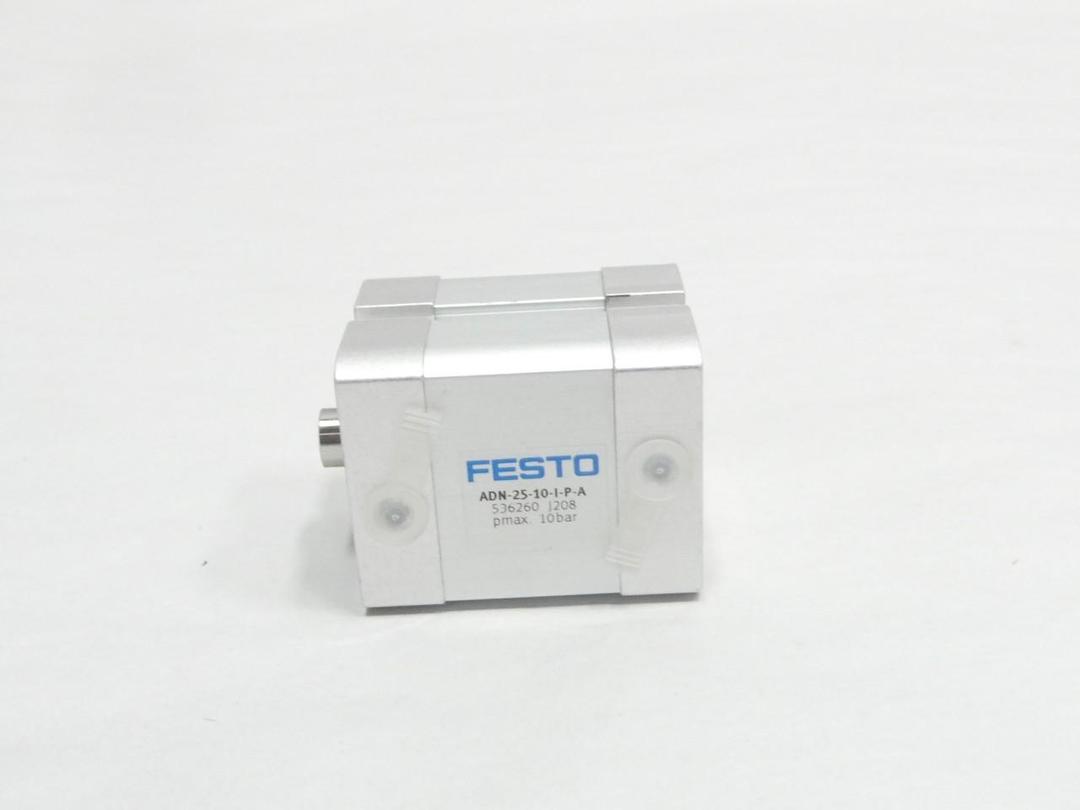 FESTO ADN-25-10-I-P-A DOUBLE ACTING PNEUMATIC CYLINDER 25MM 10MM 10BAR
