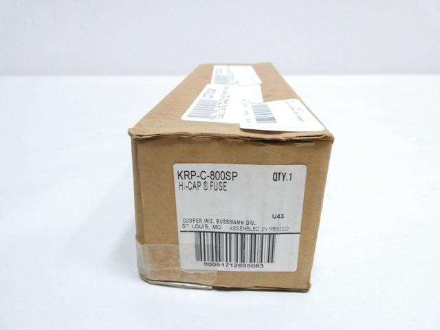 COOPER BUSSMANN KRP-C-800SP HI-CAP TIME DELAY FUSE L 800A AMP 600V-AC 300V-DC