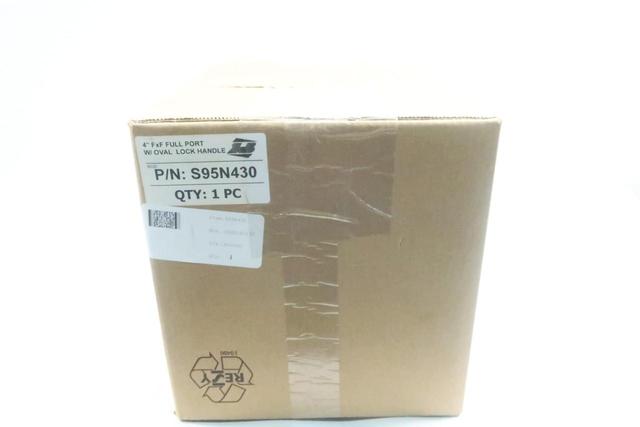 RUB S95N430 MANUAL BRASS BALL VALVE 4IN NPT