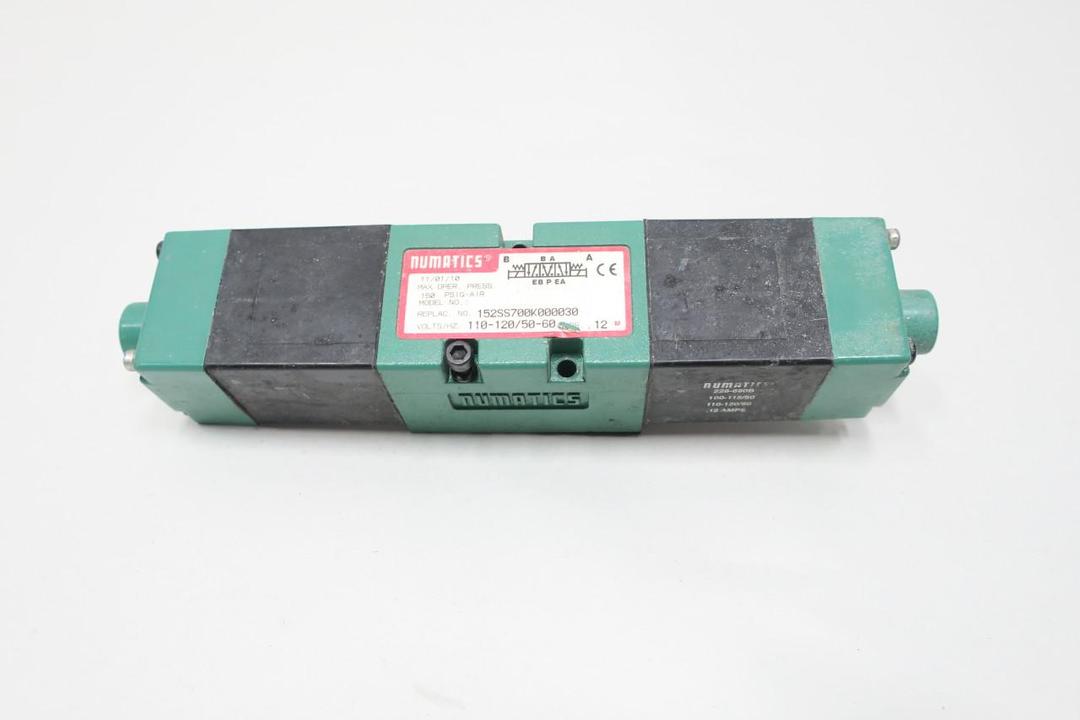 NUMATICS 152SS700K000030 PNEUMATIC SOLENOID VALVE 110-120V-AC 150PSI