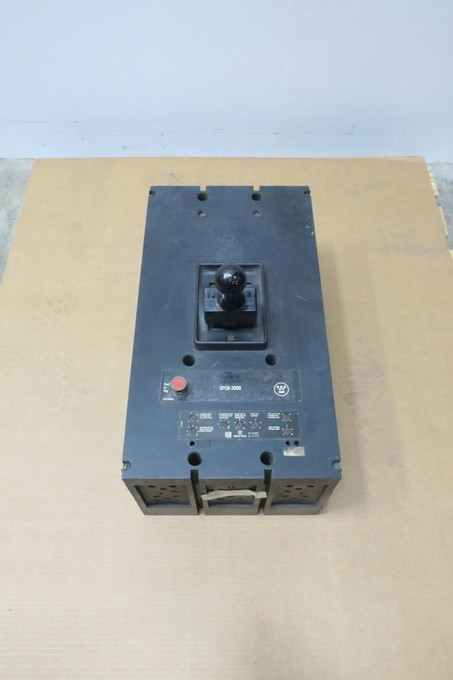 WESTINGHOUSE SPCB-2000 MOLDED CASE CIRCUIT BREAKER 3P 2000A AMP 600V-AC