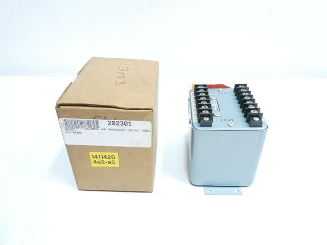 SCIENTIFIC COLUMBUS 3053 VAR TRANSDUCER 0-120V-AC 0-1MV-DC 0-10K-OHM