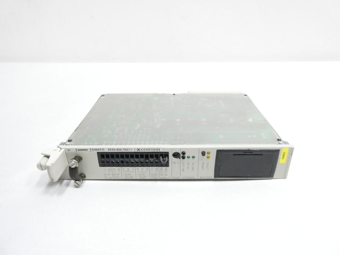 SIEMENS 6ES5-955-7NC11 POWER SUPPLY MODULE