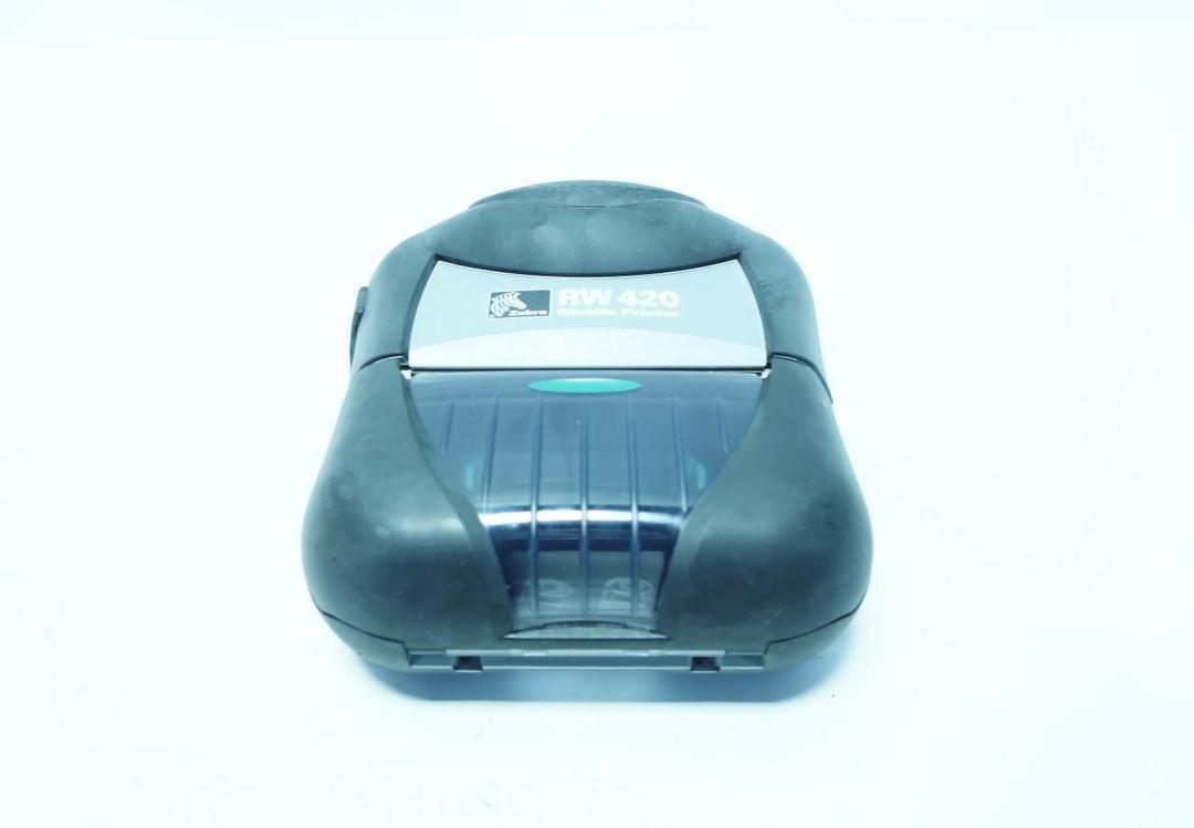 ZEBRA R4A-0U0A000N-00 RW420 MOBILE THERMAL LABEL PRINTER 7.4V-DC