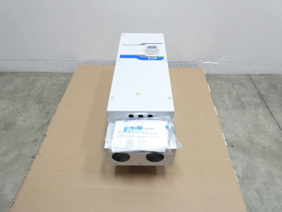 EATON DG1-34105FN-C21C POWER XL AC VFD DRIVE 440-500V-AC 0-400HZ 0-500V-AC 100HP