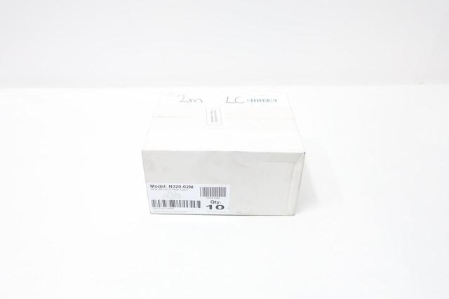 BOX OF 10 TRIPP LITE N320-02M 62.5/125 LC/LC FIBER PATCH CABLE 2M