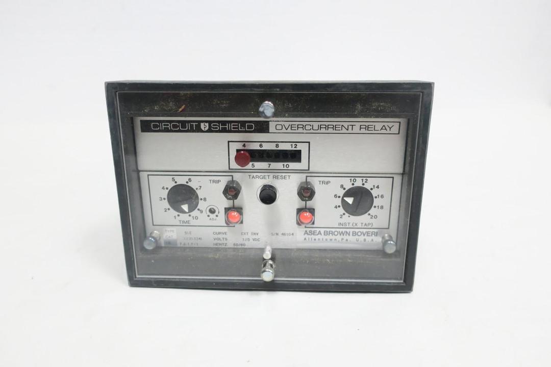ABB 51E 223S3341 CIRCUIT SHIELD OVERCURRENT RELAY 125V-DC