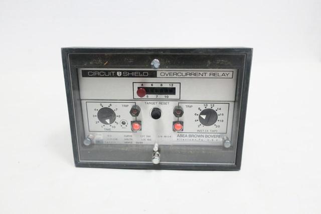 ABB 51E 223S3341 CIRCUIT SHIELD OVERCURRENT RELAY 125V-DC