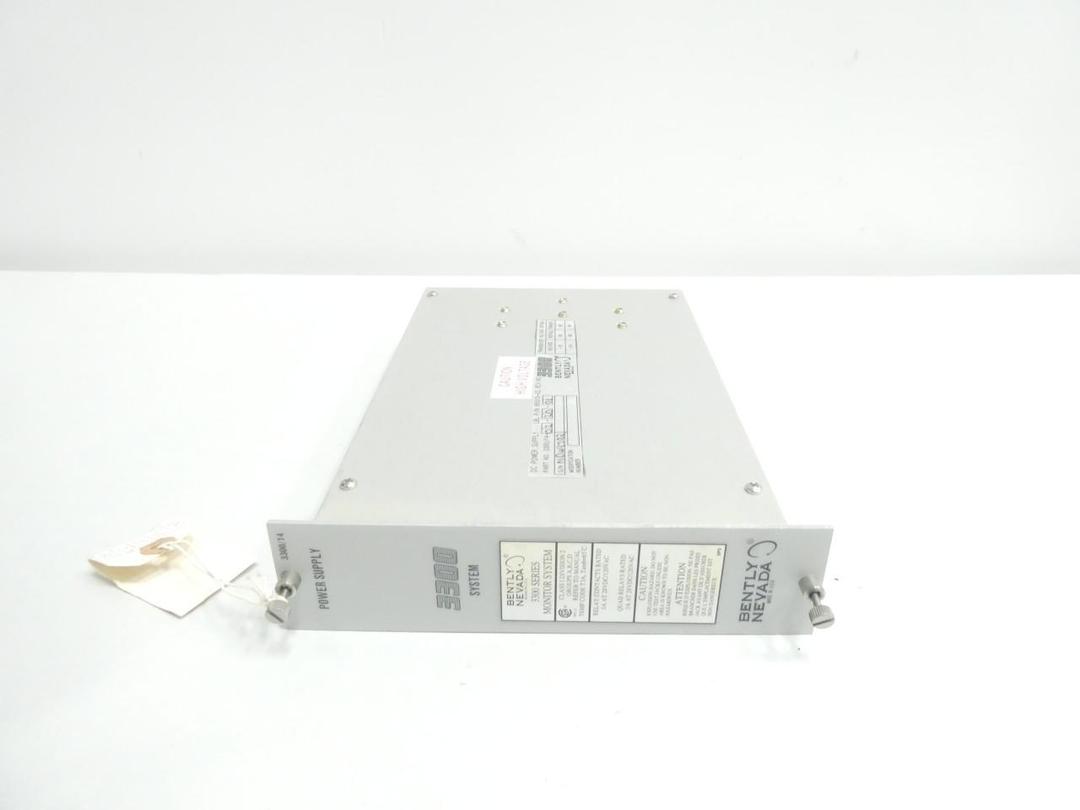 BENTLY NEVADA 3300/14-02-20-01 3300 SERIES MONITOR POWER SUPPLY MODULE