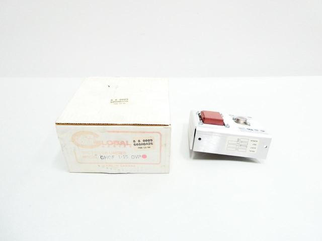 GLOBAL GHOF 1-15 OVP POWER SUPPLY 100/120/220/240V-AC 1.5A AMP 15V-DC