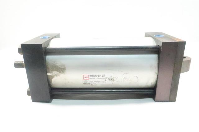 HYDRO-LINE Q5DCM-5X8 N-1-2-L-L-L-2-2 DOUBLE ACTING PNEUMATIC CYLINDER 5IN 8IN