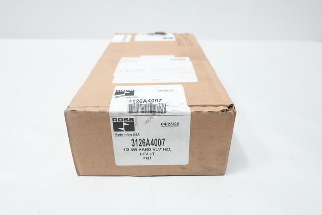 ROSS 3126A4007 MANUAL HORIZONTAL HAND LEVER VALVE