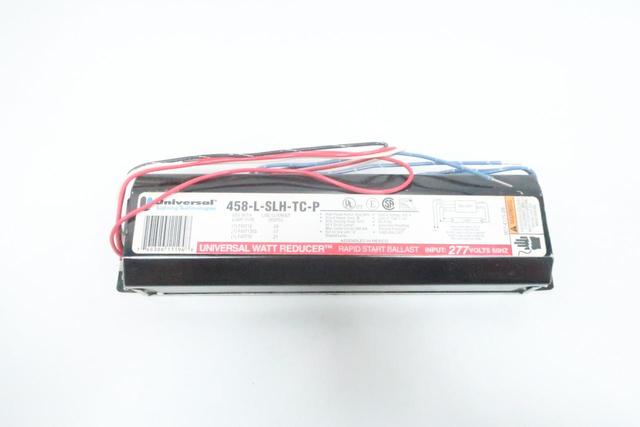 UNIVERSAL ELECTRIC 458-L-SLH-TC-P RAPID START FLUORESCENT BALLAST 277V-AC