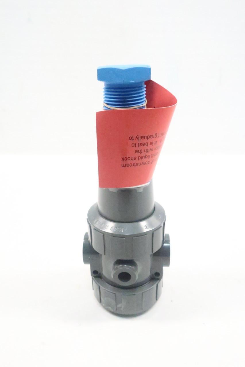 PLAST-O-MATIC PRHM050V-PV PRESSURE REGULATOR 5-125PSI 1/2IN NPT
