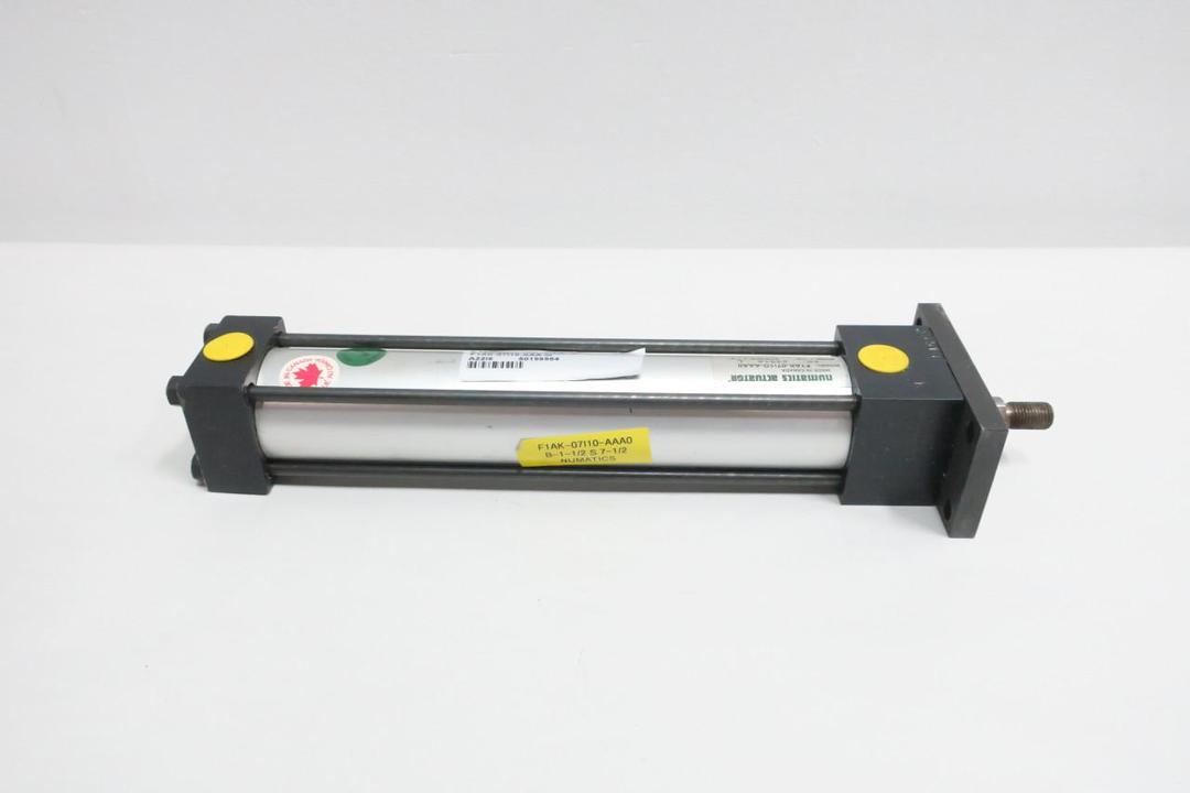 NUMATICS F1AK-07I1O-AAA0 DOUBLE ACTING PNEUMATIC CYLINDER 1-1/2IN 7-1/2IN