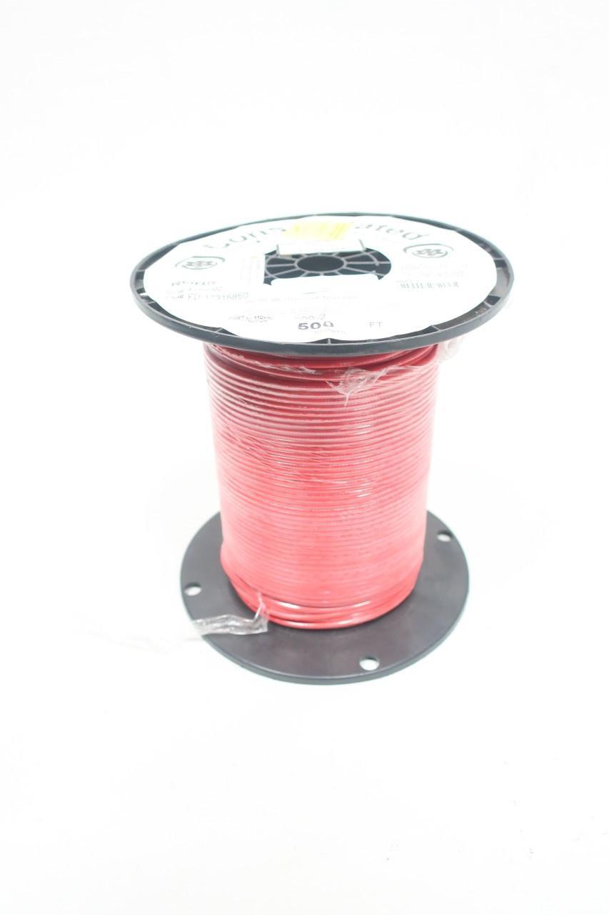 CONSOLIDATED 890-2 RED STRANDED HOOK-UP WIRE 16AWG 500FT