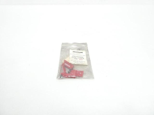PACK OF 6 DICKSON 700-022200 RED MARKER PEN