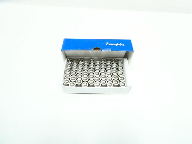 BOX OF 50 SWAGELOK SS-6-TSW-6 STAINLESS SOCKET WELD UNION 3/8IN
