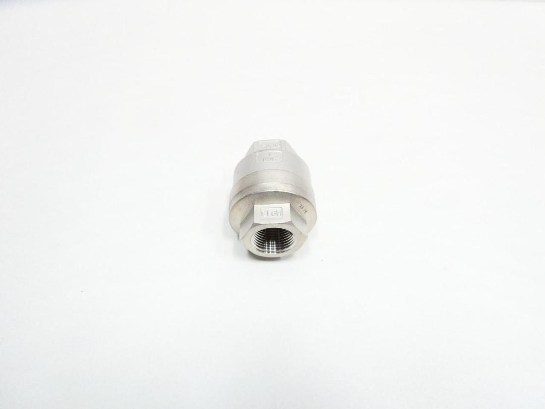 WATSON MCDANIEL WSSCV-14-N-0 STAINLESS THREADED CHECK VALVE 750CWP 1IN NPT