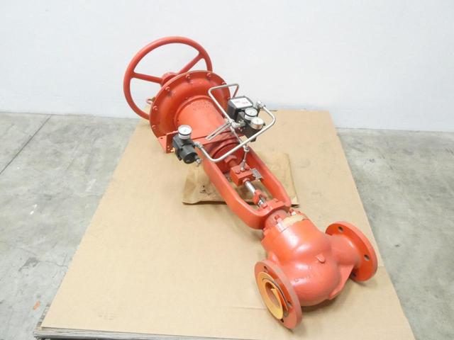 COPES VULCAN LCV-1140 PNEUMATIC STEEL FLANGED CONTROL VALVE 3IN 150